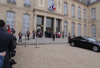 Peaminister Ratas Elysee palees